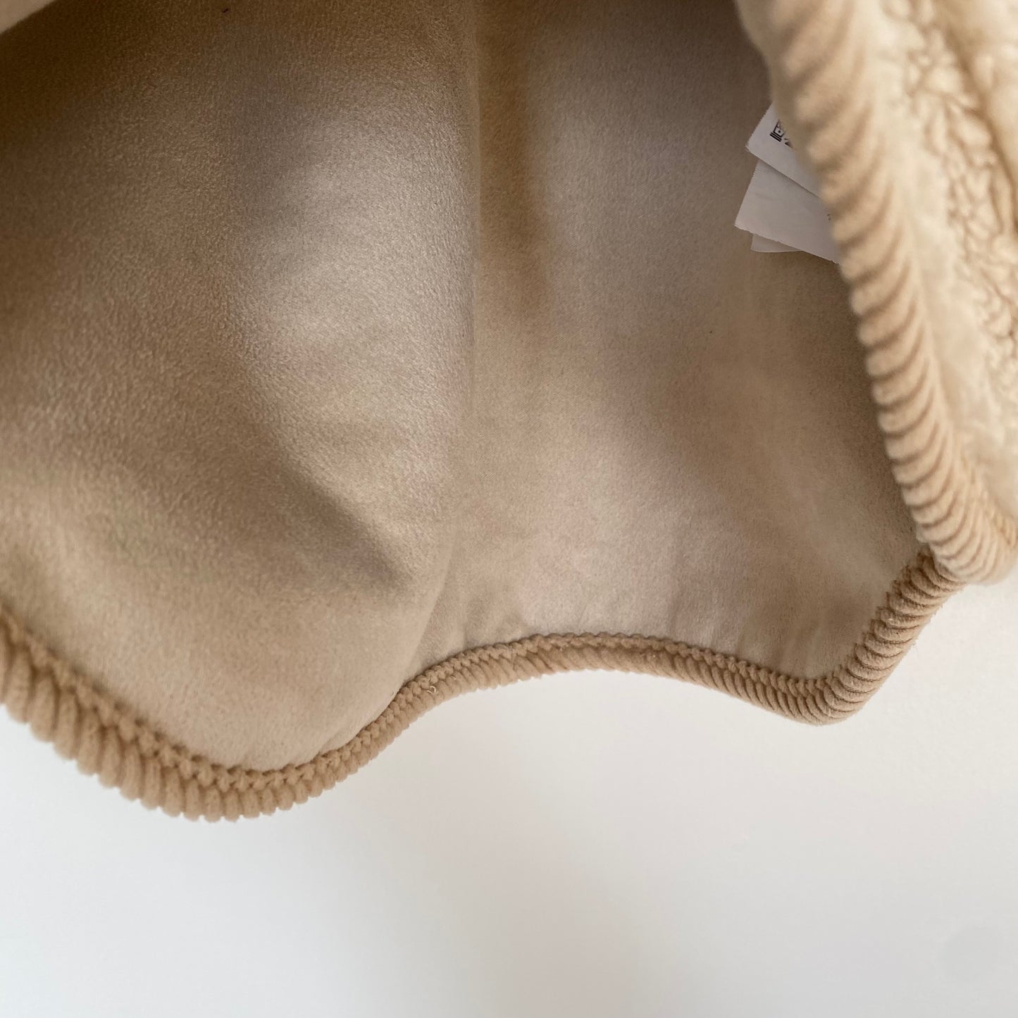 2-3Y Zara cream teddy borg fleece