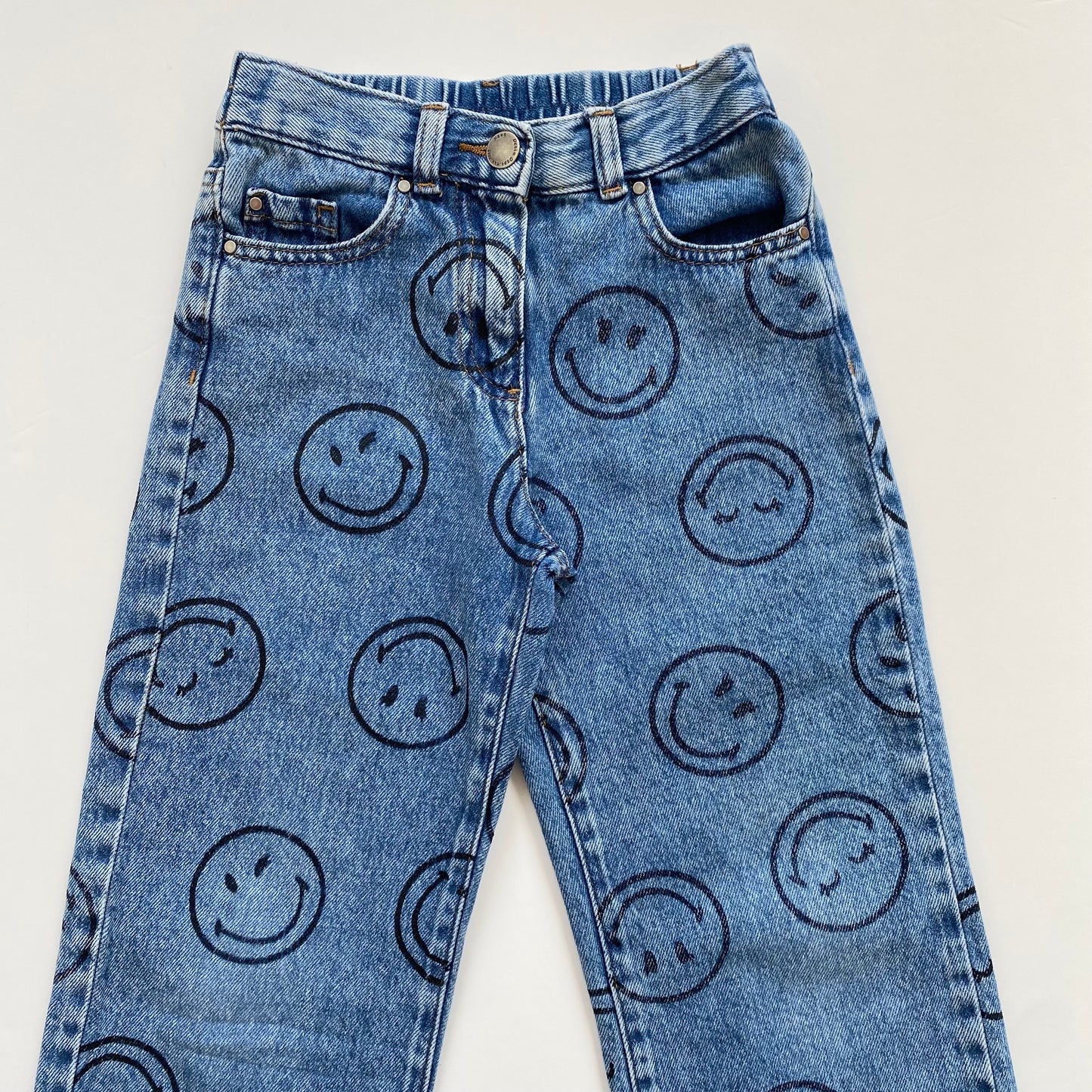 4-5Y Next x Smiley World wide leg jeans