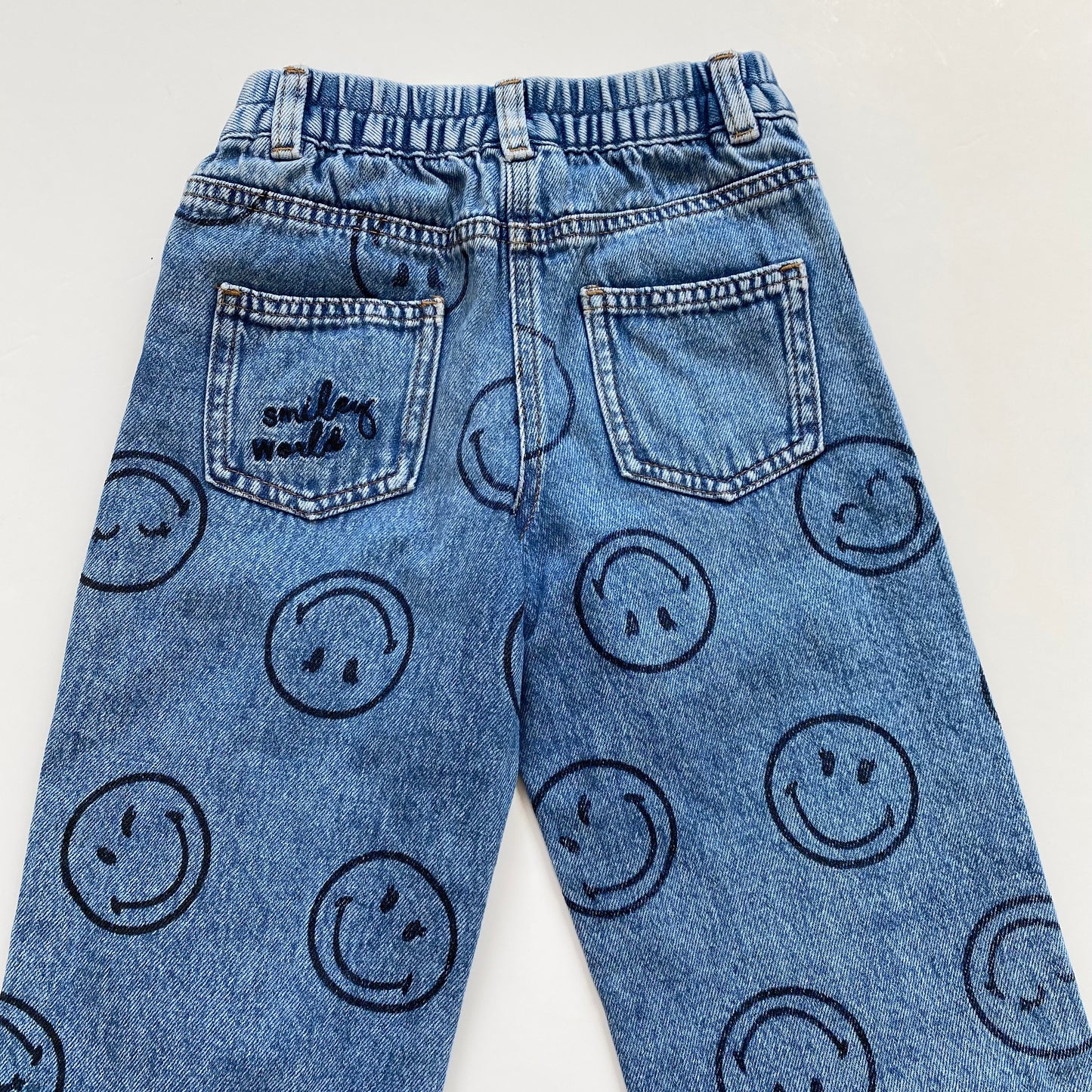 4-5Y Next x Smiley World wide leg jeans
