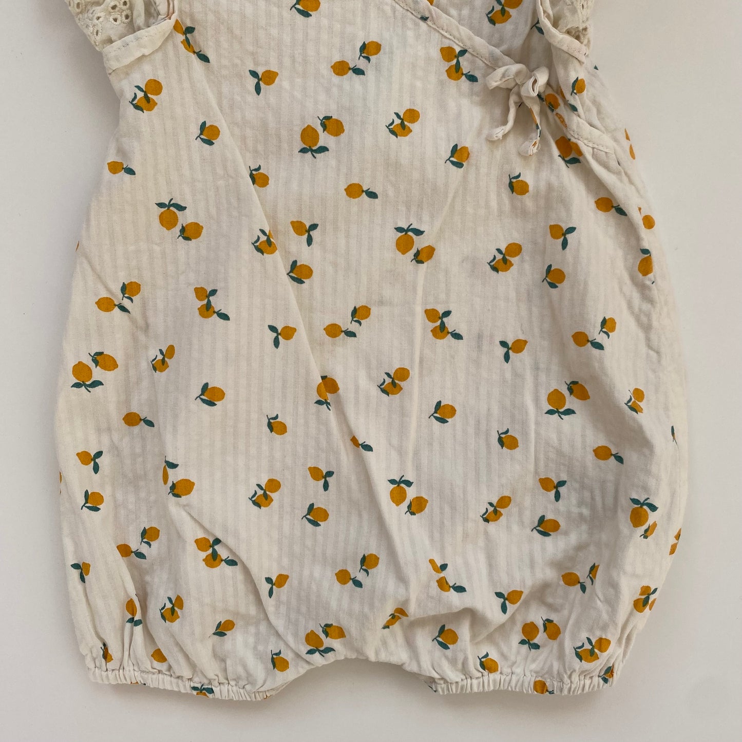 3-6M Next lemon rubble wrap romper