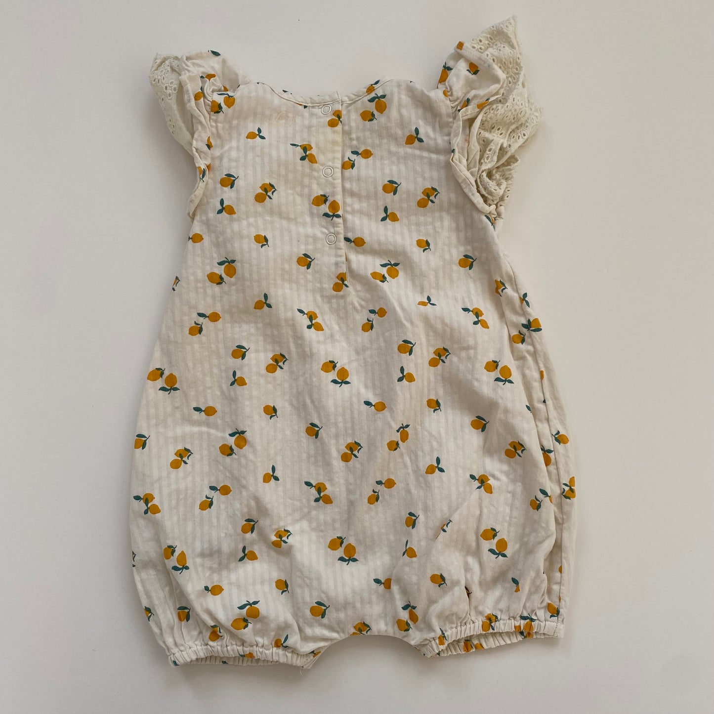 3-6M Next lemon rubble wrap romper