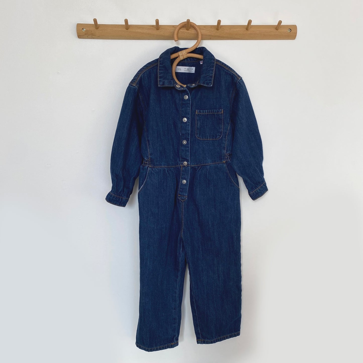 4-5Y Zara blue denim boilersuit