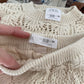 12-18/18-24M Zara cream crochet knit co-ord long sleeve jumper and wide leg trousers