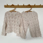 12-18/18-24M Zara cream crochet knit co-ord long sleeve jumper and wide leg trousers
