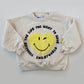 4-5Y Zara smiley world sweatshirt