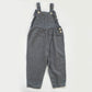 3-4Y Zara charcoal grey frill dungarees