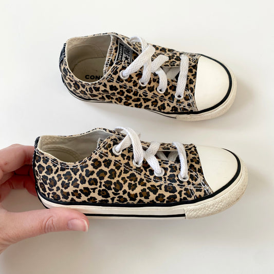 Converse leopard UK size 9