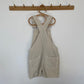 4-5Y Zara sand denim short dungarees