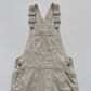 4-5Y Zara sand denim short dungarees