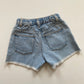 4-5Y Zara denim shorts set with crochet flowers