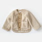 2-3Y Zara cream teddy borg fleece