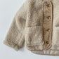 2-3Y Zara cream teddy borg fleece
