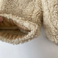 2-3Y Zara cream teddy borg fleece