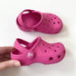 Crocs classic hot pink size C6/7