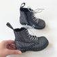 Dr Martens Pascal J silver star black silver boots UK size 7