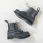 Dr Martens Pascal J silver star black silver boots UK size 7