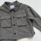5-6Y Zara black gingham co-ord set - shirt and wide leg trousers