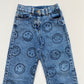 4-5Y Next x Smiley World wide leg jeans