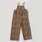 5-6Y* Zara leopard print wide leg jumpsuit