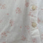 3-4Y Next embroidered dusky red dungarees and floral collared blouse set