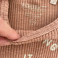 2-3 years Claude and Co Milking it ribbed dusky pink bodysuit