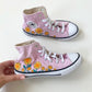 Converse sunflower pink junior UK size 2