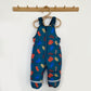 12-18M* Zara teal terrazzo zip up snowsuit