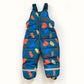 12-18M* Zara teal terrazzo zip up snowsuit