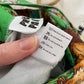 1-2Y Project Panda handmade green hedgehog frill romper