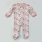 6-9M Kyle & Deena strawberry zip sleepsuit