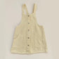 3-4Y Zara butter yellow denim pinafore dress