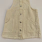 3-4Y Zara butter yellow denim pinafore dress
