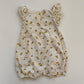 3-6M Next lemon rubble wrap romper