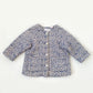3-4Y Zara quilted jacket with blue flowers