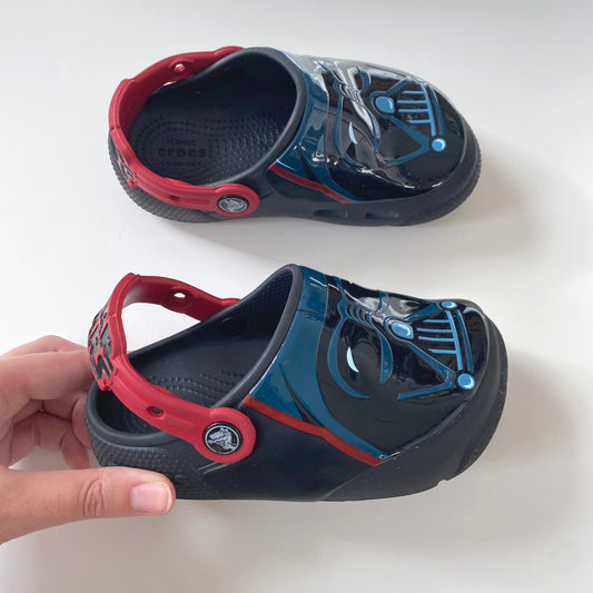 Crocs Darth Vader Star Wars light up size C10