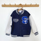 4-5Y Zara Peanuts navy varsity jacket