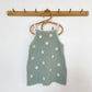 2-3Y Zara knit crochet mint green embroidered dress