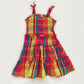 4-5Y Tu check tiered dress