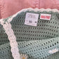 2-3Y Zara knit crochet mint green embroidered dress