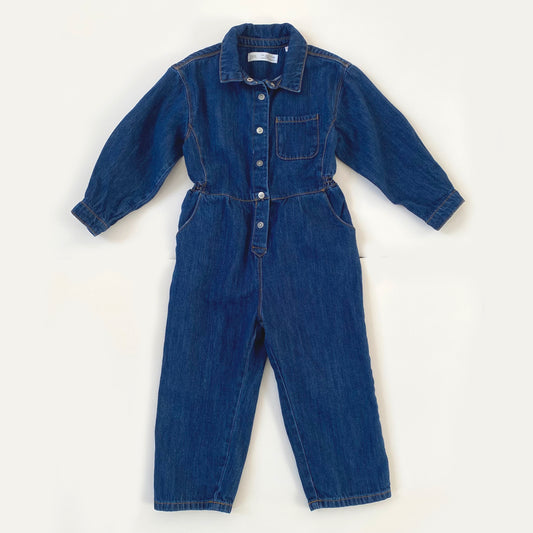4-5Y Zara blue denim boilersuit