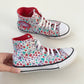 Converse ditsy floral junior UK size 2