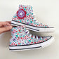 Converse ditsy floral junior UK size 2