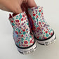 Converse ditsy floral junior UK size 2